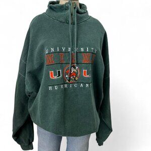 Vintage U Miami Oversized Mock